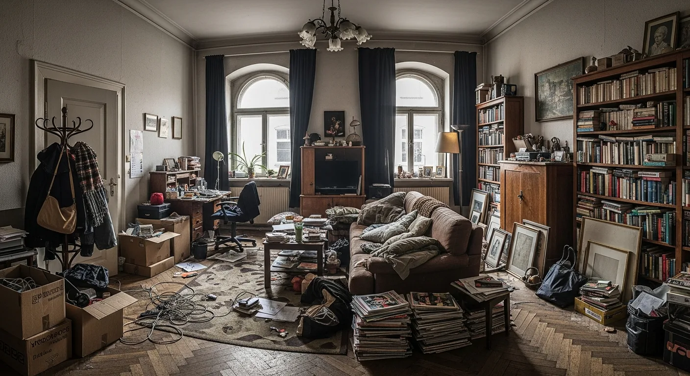 Mietwohnung vor Decluttering und Staging